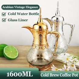 Caffettiere 16L Stile arabo Pentola Succo Bollitore per tè Bottiglie d'acqua Birra fredda Cucina Vintage Caffettiere Articoli da tè per riunione di famiglia 231201
