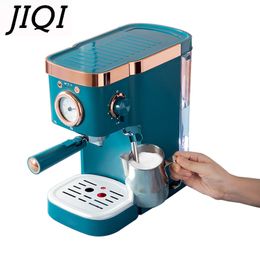 Cafetières Machine à expresso 20 bars Latte automatique électrique Cappuccino cafetière italienne chaudière pompe à mousse à vapeur mousseur à bulles de lait 230828