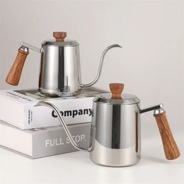 Pots à café 350 ml 600 ml Bouilloire à col de cygne Brassage à la main Pot turc Accueil Moka Dripper Coffeeware Teaware pour le camping en plein air 231201