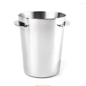 Pots à café 53mm, tasse de dosage de poudre en métal, tasse à renifler, partie d'alimentation pour Machine à expresso, outil de bourrage de Portafilter