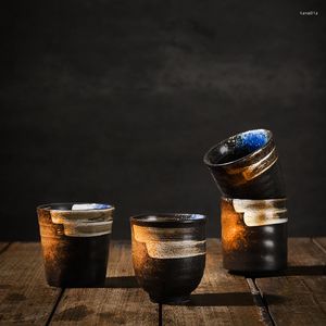 Tasse à café en céramique pour Restaurant japonais et coréen, tasse à eau rétro, Stoare, tasses à thé KungFu peintes à la main, tasse turque
