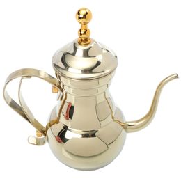 Koffiepotten Kettel thee pot Water theepot roestvrij giet stalen over drinkkruik koude Arabische tuit stooktop Turkse limonade 230414