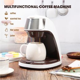 Koffie Potten KONKA Maker Machine Draagbare Thuis Mini Automatische Drip Kantoor Cafeteira Eletrica Thee Gemakkelijk Gratis Cup 230828