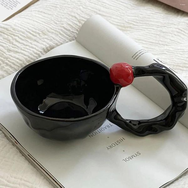 Pots à café Original Premium Sense avec poignée à bille, tasse rétro, faite à la main, Niche en céramique, cadeau d'eau pour Couple