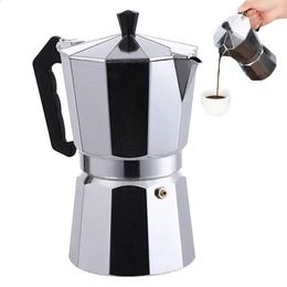 Koffiepotten Kookplaat Espressomachine Moka Italiaanse Espresso Koffiezetapparaat Brouwer Handleiding Camping Espresso Koffiezetapparaat Voor Het Maken Van Cappuccino Of 231214