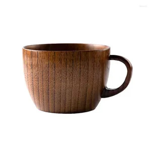 Pots à café en bois, tasses à grand ventre, faites à la main en bois d'épicéa naturel, bière, thé, lait, eau, tasse de cuisine, Bar, verres pour boissons