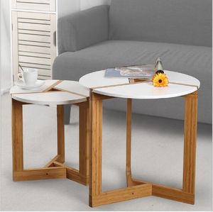Koffie ronde tafels slaapkamer meubels Europese eenvoudige mode rand woonkamer hotel kleine tafel