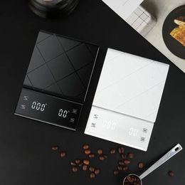 Koffieweegschaal Timerfunctie Digitaal display Maximaal gewicht 5 kg Nauwkeurigheid 01 g Voedsel Keuken Gramgewicht Kleine balans 240104