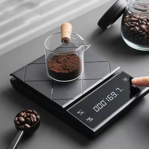 Koffieweegschaal Met Timer Digitaal Multifunctioneel Weegt 5kg01g Hoge Precisie Voor Keuken Voedsel Espresso 240129