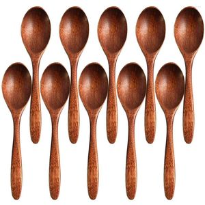 Coffee Scoops 10 PCS Appareil de cuisine Appareil à thé Salt Salt Wooden Poons Supplies Set Assaising Small Scoop