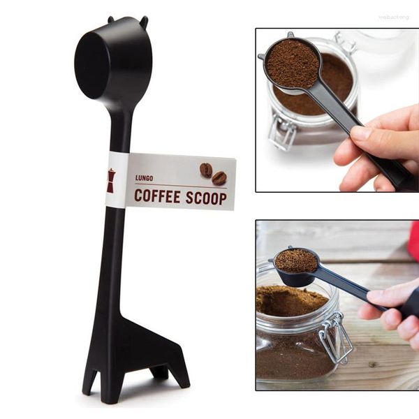 Scoops de café 1pcs créatifs de forme de girafe à la giraf