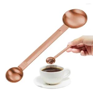 Koffielepels Bonenlepel Roestvrijstalen maatlepels Dubbelzijdig ontwerp Maatregel voor specerijen, bonenmeel en sauzen