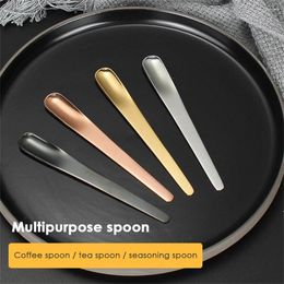 Caops Caops Dessert Spoon polyvalent des matériaux durables Choix Maison Maison Gold Quality Metal Ice Cream Accessoires