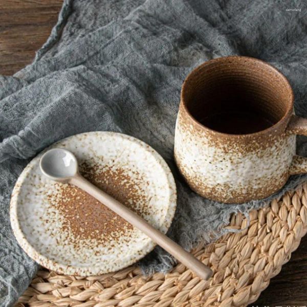 Scoules de café de style japonais soupe de sucre de sel en remuant cuillère assaisonnement des cuillères à thé