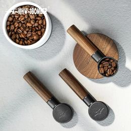 Cucharas de café MIO Scoop Espresso de 8g de acero inoxidable y madera maciza herramientas de Barista accesorios cuchara para capuchino Latte