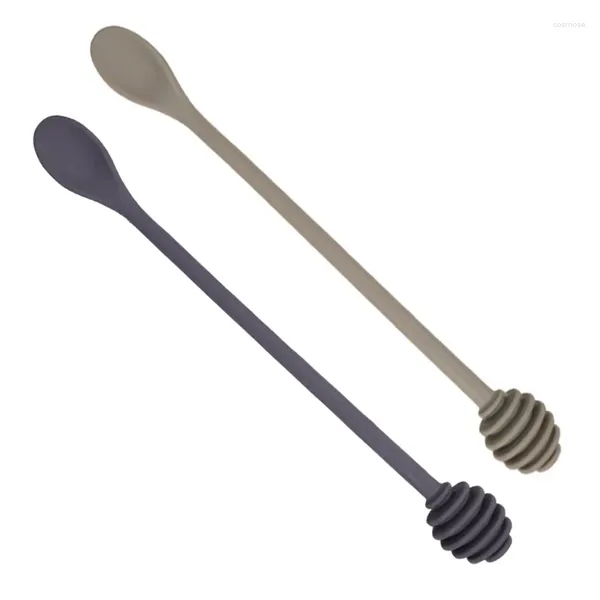 Coffee Scoops Spoon Honey Sticks Sticks Mélanger le serveur Silicon Materials Clearance Ball Gift