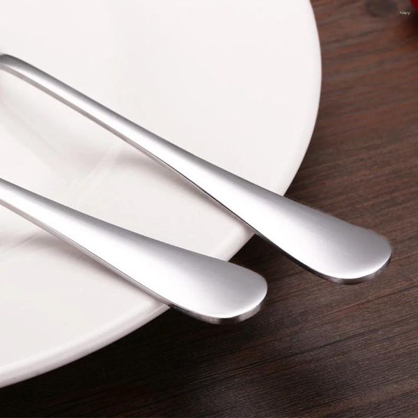 Coffee Scoops en acier inoxydable Teaspoon Set Cuisine Dessert Tea Spoon Espresso Table Varelle Ustensiles