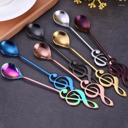 Caops Scoops Sugar Spoon Pas facile à rouiller Mug Home Supplies Gift Durable Note Special Kitchen Bar Moulage en une seule pièce