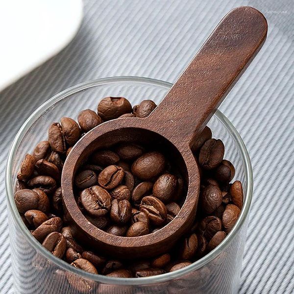 Kaffeelöffel aus Holz, Messlöffel-Set für die Küche, Werkzeuge mit langem und kurzem Griff