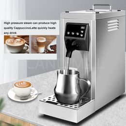 Coffee Shop Professionnel Lait Vapeur Équipement De Traitement Des Aliments Électrique Vapeur Mousseur À Lait Commercial Lait Moussant Machine En Acier Inoxydable 1450w