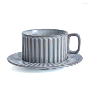 Ensembles à café et thé de Style français, ensemble en céramique Vintage cuit au four, tasse cadeau créative, pichet à vapeur de l'après-midi