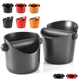 Ensembles de thé à café Knock Box Espresso absorbant les chocs pour Barista Grind Anti Slip Dump Bin Waste 230410 Drop Delivery Home Garden Kitchen Dhdec