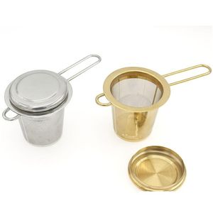 Coffee Tea Tools 304 roestvrijstalen thee -tee strainer mini infuser home vanille kruiden filter diffuser keuken accessoires drop dhjxi
