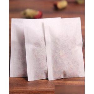 Outils de thé de café Papier filtre thermoscellé pour sachets de thé en vrac Sachets vides Sachet de thé 1000Pcslot3189071 Drop Delivery Home Garden Kitch Dhedg