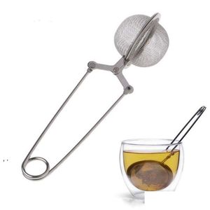 Coffee Tea gereedschap keukengerei accessoires infuser roestvrijstalen bol mesh zeefkruid filter diffuser diffuser handle ball rrb15 dhduf