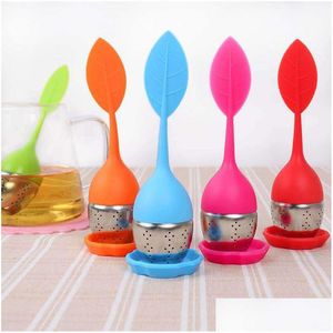 Outils de thé à thé de café SILE TEAS INFUSER CRÉATIVE FACE CRÉPAGNE SCIPE D'ACIER INOXDUBLE RÉUSABLE DIFUSTER DIFUSER Tool de cuisine Home Dhgarden DHJR5