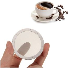 Koffie Thee Gereedschap Massief RVS Herbruikbaar Wasbaar Mesh Sn Filter Voor Aeropress Maker Filters Za2382 Drop Delivery Home Garden K Dhobd