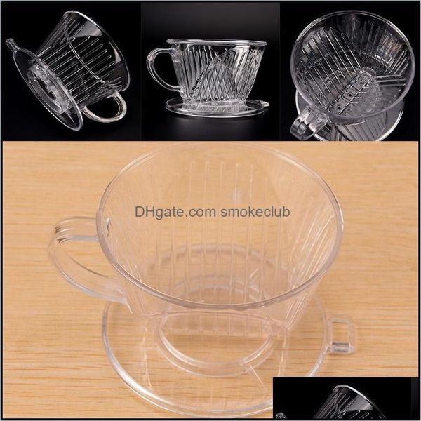 Coffeeware Kitchen, Dining Bar Home Garden Coffee Filters 1 Pcs Pp Resin Filter Cup Drip Bowls Manually Follicar Tea Tools Drop Delivery 2