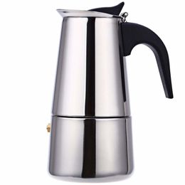 Coffeware Sets 2469 Cups Koffiepot RVS Mokka Espresso Latte Kookplaat Filter Moka Koffiezetapparaat Koffiepot voor Keuken WF1111 230628