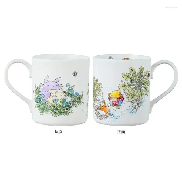 Coffreware sets dessin anoon premium bos china tasse de café tasse de soucoupe cadeaux