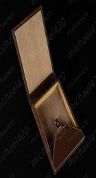 Case cohiba Humidor cigare cigare en cuir marron en bois de cèdre en bois bordure de cigare avec humidificateur accessoires de cigares6206579