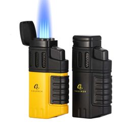 COHIBA Turbine Butaangas Winddicht Directe Lading Hoge Brand Metalen Aanstekers Keuken Gasfornuis Outdoor Camping Sigaar Lgnition Tool