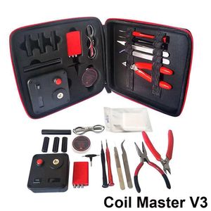 Coil Jig Master V3 Tool Kit RDA Tank Coil Rolling Bag DIY Katoen Tool 521 Mini Ohm Meter Apparaat Rebuild