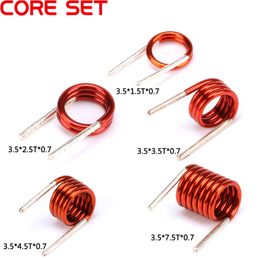 Coilcraft-Inductor de Bobina Hueca de Alambre de Cobre, 3,5x7,5 t x 0,7, Por Control Remoto, 3,5x1,5/2,5/3,5/4,5 t x 7,5, 50 unidades