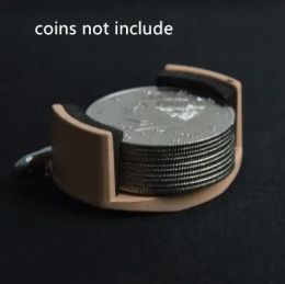 Coin Clip Coin Dumper Plastic Coin Magic Accessoire For Miser Dream verleend Gimmick Stage Magic Trick Magia Magie Magicians Prop