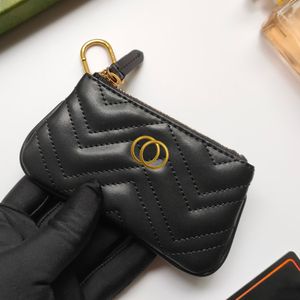Sac de carte de carte de monnaie Marmont Sac Luxury Handbag Credit Card Carte Luxurys Handbags Holders Designer de haute qualité portant en cuir authentique Small portefeuille