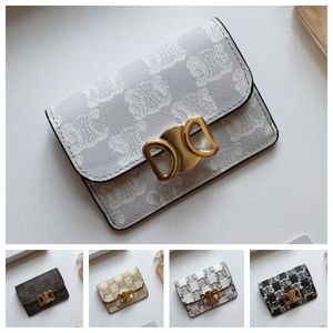 Porte-monnaie Portefeuille de luxe Femmes Femmes Porte-monnaie Titulaire de la carte Designer Designer Embrayage Haute Qualité Véritable Cuir Mini Flap Sac Femmes Sac à main Luxurys Sacs à main