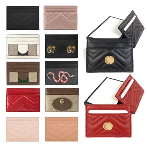 Porte-monnaie Luxurys Titulaires de passeport de concepteur Organisateur de poche Titulaire d'identité Porte-clés pour femmes Porte-cartes matelassés Porte-clés classiques pour hommes Porte-cartes en cuir véritable