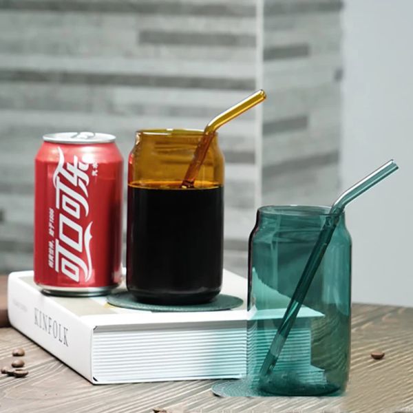 Cola Cola de vidrio de vidrio de vidrio bebedor bebidas tazas de bebidas