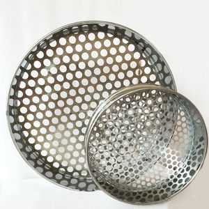 Colanders Strainer Round Hole zeef 304 roestvrijstalen gaas 0,5-50 mm keuken voedselfilter scherm Fruit bosbessenzeef Sifter 221121