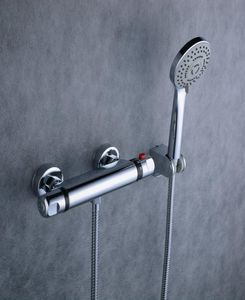 Robinet thermostatique de salle de bain froide, douchette à main et tuyau, robinet de cuisine chromé, mélangeur de vente de Style européen, douche en laiton 1404441