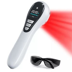 Laser froid infrarouge soins des pieds thérapie par la lumière rouge LED soulagement de la douleur par lumière rouge 808nm 650nm portable pour les animaux de compagnie humains soulager la guérison des plaies à distance des articulations