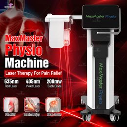 Cold Laser Physio Pain Relief 405nm 635 Nm Laser Scanner Fysiotherapie Sportletsel Tissue Reparatie Sportblessure Wondgenezing apparatuur