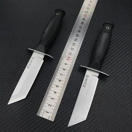 Cuchillo de hoja fija CS 17T II KOBUN, cuchillo de supervivencia con punta satinada, cuchillos de caza para acampar al aire libre, 26T 20TL Tanto Kyoto, herramientas de mano