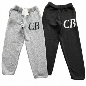 Cole Buxt Wollen Broek Mannen Vrouwen Casual Cb Vintage Gebreide Jacquard Joggers Joggingbroek Joggingbroek Broek Mannen Joggers I6C2 #