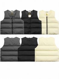 Cole Buxton Otoño/Invierno color sólido todo en uno abajo algodón High street zip-up cardigan chaleco abrigo casual 30xN #